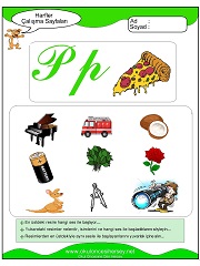 P Sesi Çalışma Sayfaları